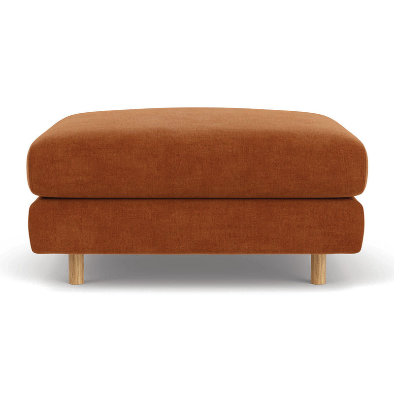 Moss Rust Fabric / Oak