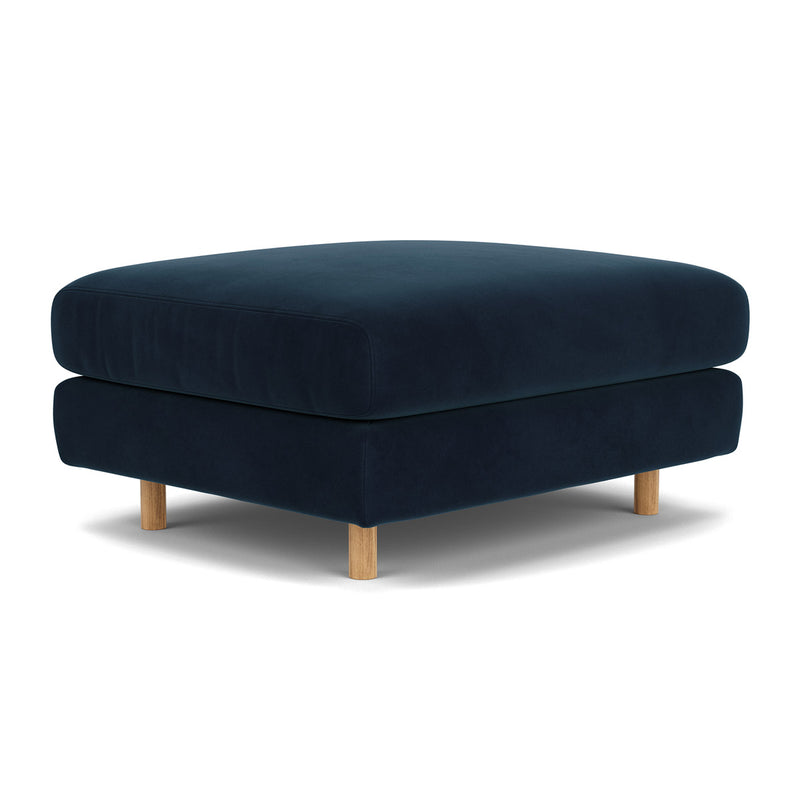 Lux Navy Velvet / Oak