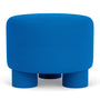 Faith Ottoman - Mark Cobalt Blue Weave