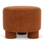 Faith Ottoman - Moss Rust Fabric