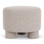 Faith Ottoman - Fabio Stone Fabric