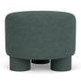 Faith Ottoman - Form Blue Grey Fabric
