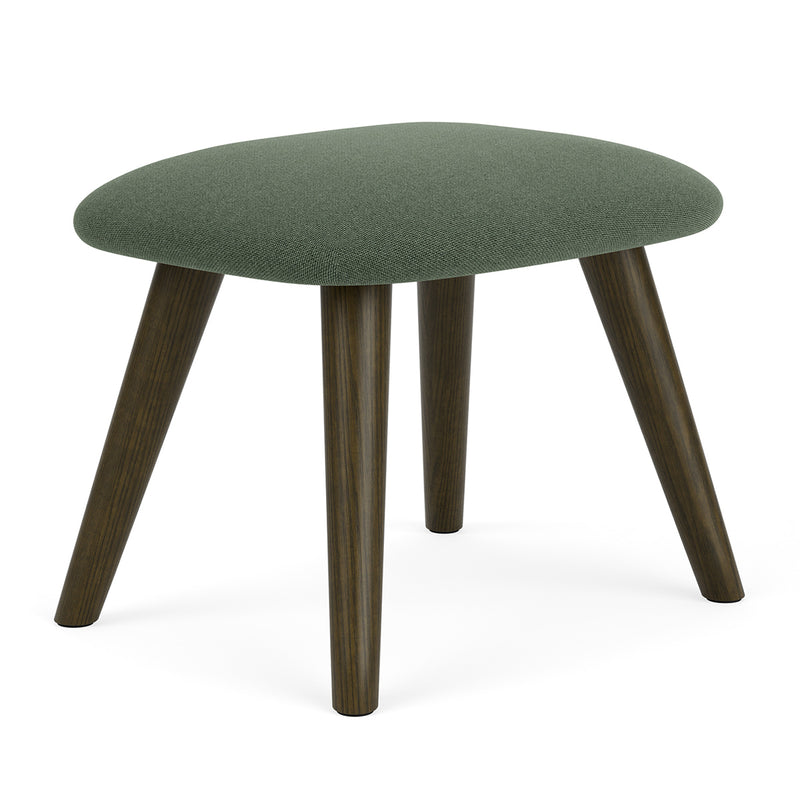 Cura Dark Green Weave / Dark Walnut