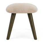 Danny Cream Textured Weave / Dark Walnut