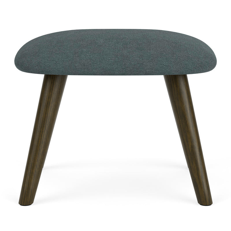 Form Blue Grey Fabric / Dark Walnut