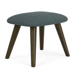 Form Blue Grey Fabric / Dark Walnut