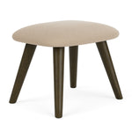 Form Cream Fabric / Dark Walnut
