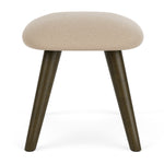 Form Cream Fabric / Dark Walnut