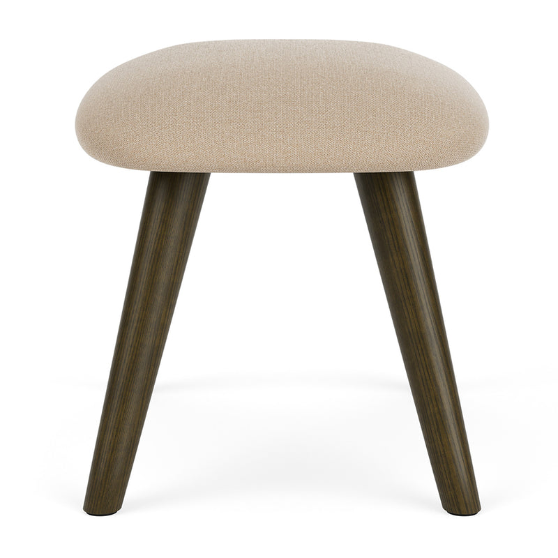 Form Cream Fabric / Dark Walnut