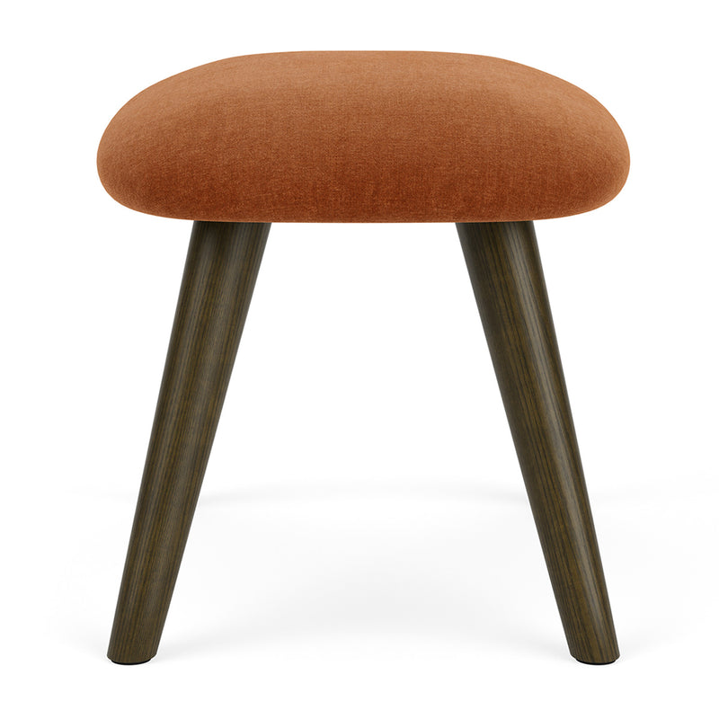 Moss Rust Fabric / Dark Walnut