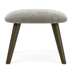 Planet Grey Green Fabric / Dark Walnut