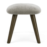 Planet Grey Green Fabric / Dark Walnut