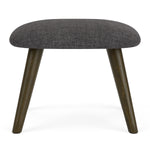 Vega Antracit Fabric / Dark Walnut
