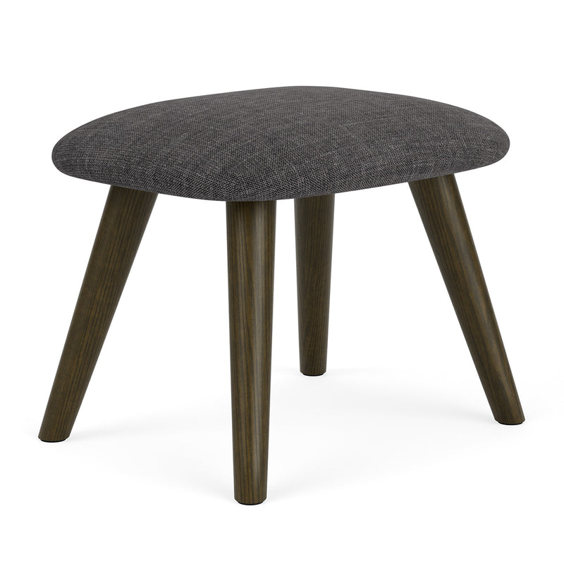 Vega Antracit Fabric / Dark Walnut