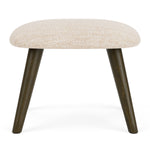 Vega Cream Textured Weave / Dark Walnut
