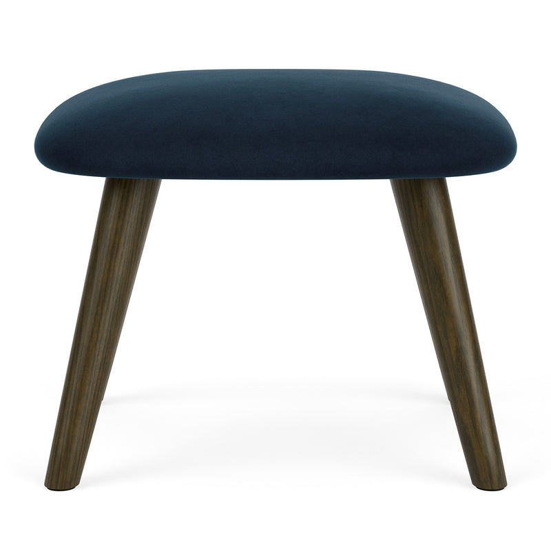 Lux Navy Velvet / Dark Walnut