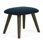 Lux Navy Velvet / Dark Walnut