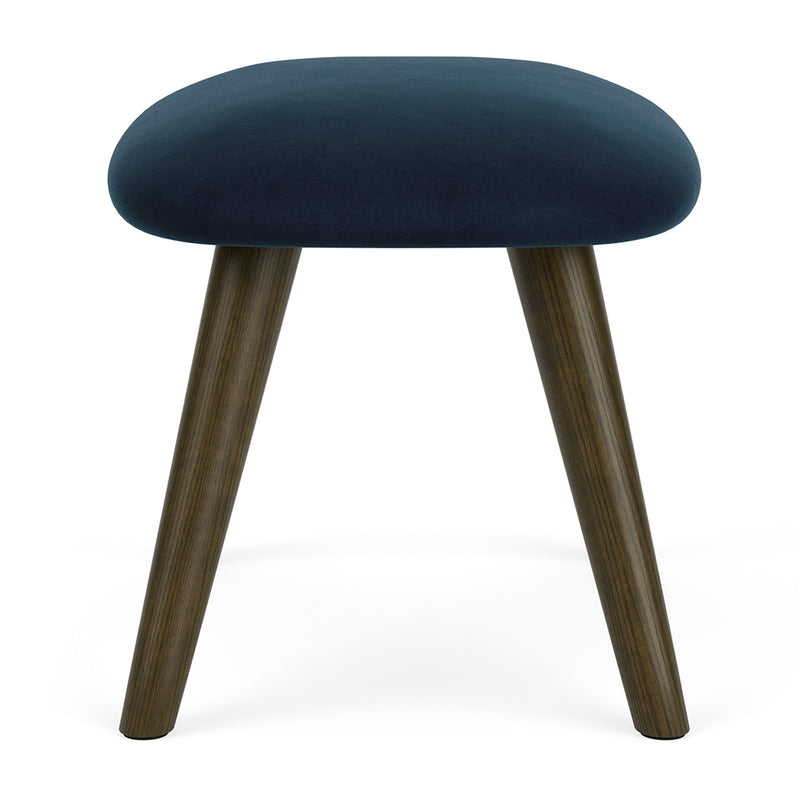 Lux Navy Velvet / Dark Walnut
