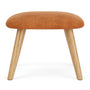 Farrow Footrest - Danny Amber Textured Weave / Oak