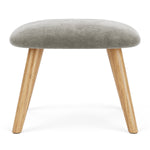 Planet Grey Green Fabric / Oak