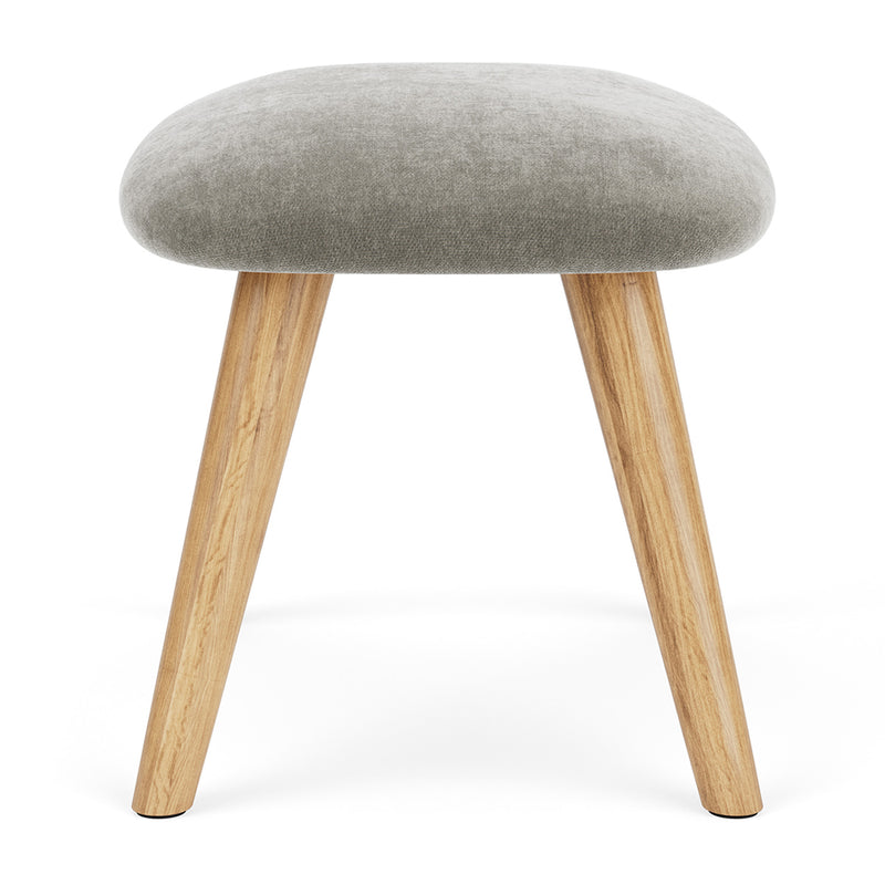 Planet Grey Green Fabric / Oak