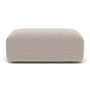 Hailey Footrest - Agnes Brown Textured Weave