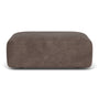 Hailey Footrest - Aulla Cacao Textured Weave