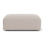 Hailey Footrest - Fabio Stone Fabric