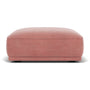 Leonora Ottoman - Danny Dusty Rose Textured Weave
