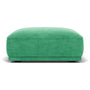 Leonora Ottoman - Moss Grass Green Fabric