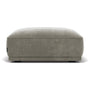 Leonora Ottoman - Planet Grey Green Fabric