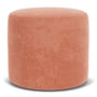 No. 7 Ottoman - Danny Dusty Rose Textured Weave