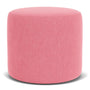 No. 7 Ottoman - Firenze Bubblegum Fabric