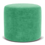 No. 7 Ottoman - Moss Grass Green Fabric