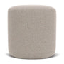 No. 8 Ottoman - Agnes Brown Textured Weave