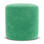 No. 8 Ottoman - Moss Grass Green Fabric