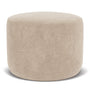 No. 9 Ottoman - Danny Cream Textured Weave