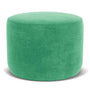 No. 9 Ottoman - Moss Grass Green Fabric