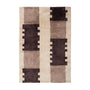 Quoin Washable Wool Fine Cut Pile Rug - Brown / 1.6 x 2.3m