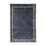 Tempest Washable Wool Medium Cut Pile Rug - Steel Blue / 1.6 x 2.3m