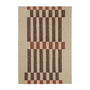 Vestige Washable Jute Rug - Deep Red / 0.9 x 1.5m
