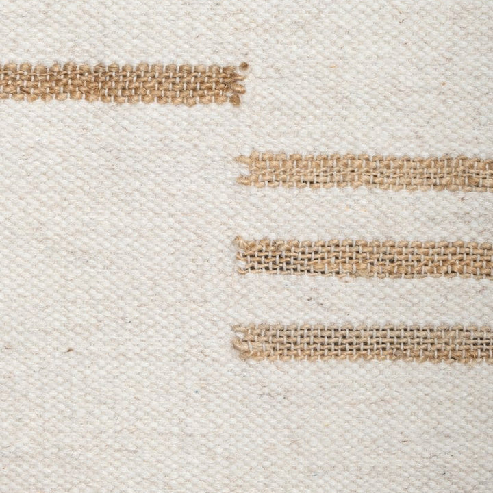 Hendrix Asymmetrical Striped Jute Wool Rug