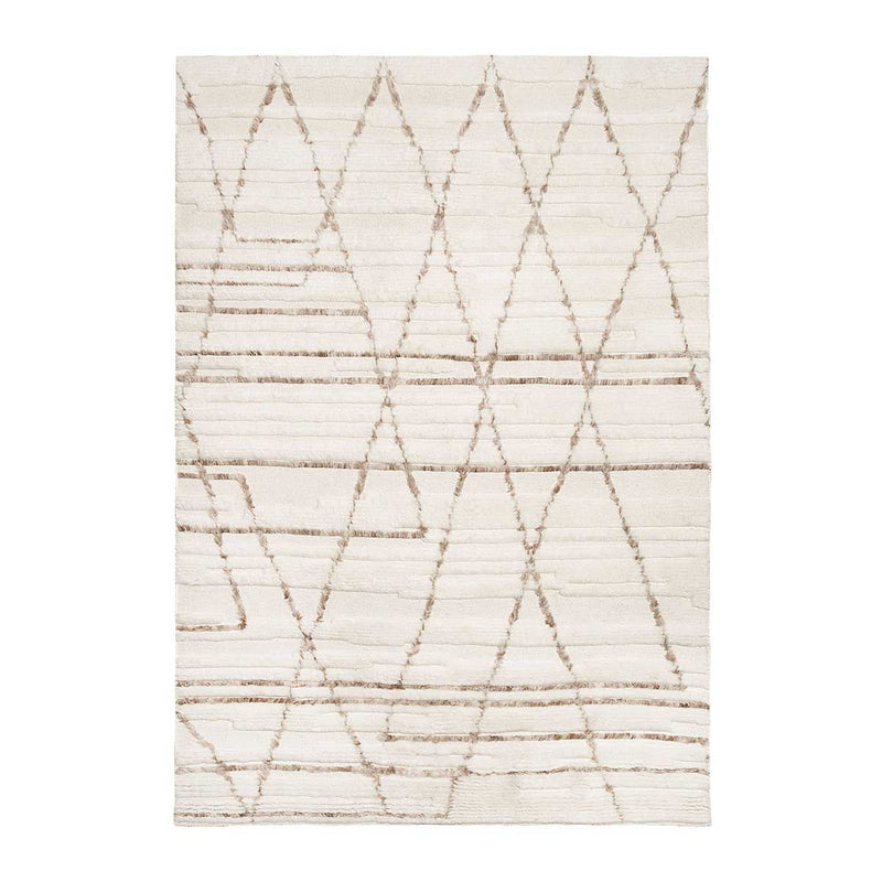 Leona Tribal Wool Shag Rug