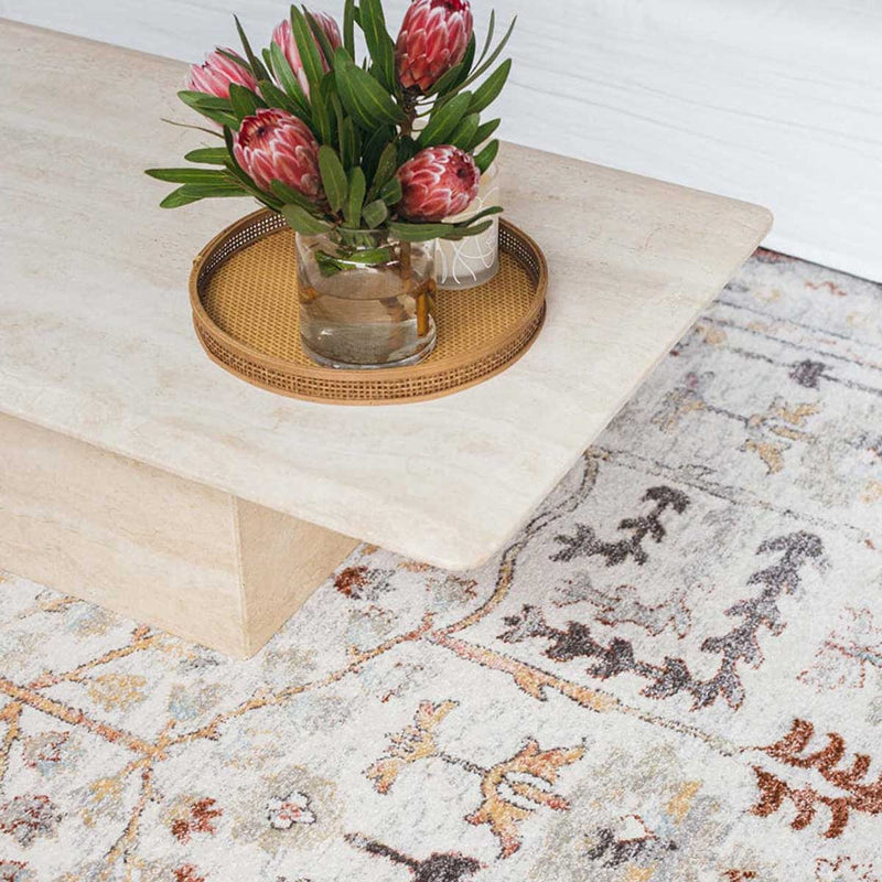 Livvie Multi-Colour Distressed Rug