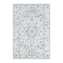 Noor Traditional Distressed Rug - Blue / Ivory / 1.6 x 2.3m