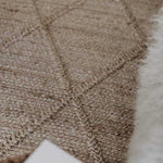 Sabra Diamond Lattice Jute Rug