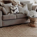 Sabra Diamond Lattice Jute Rug