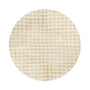 Bubble Washable Round Rug - Natural / 1.5m Diameter