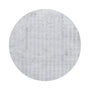 Bubble Washable Round Rug - Silver / 1.5m Diameter