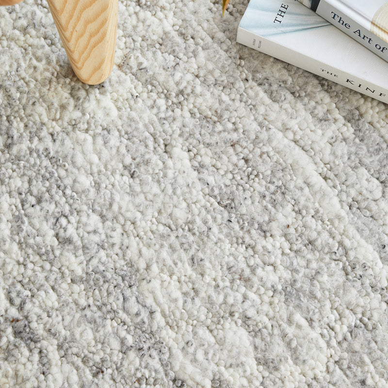 Travertine Rug (Silver)